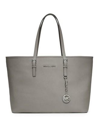 michael kors jet set saffiano reise tote grå Brilliant 7yo9i